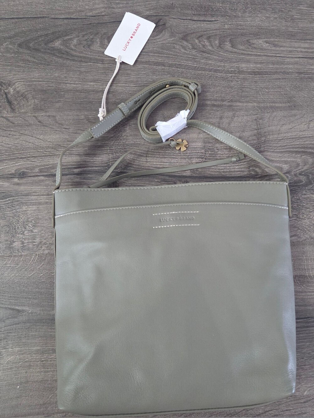 Lucky Brand Seneca Rock Genuine Leather Crossbody Bag NWT